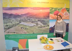 Caribbean Exotics, de Colombia, contó con María Pérez para comercializar las uchuvas y otras frutas.